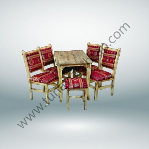 Gölge Ahşap Masa Sandalye mss0060
