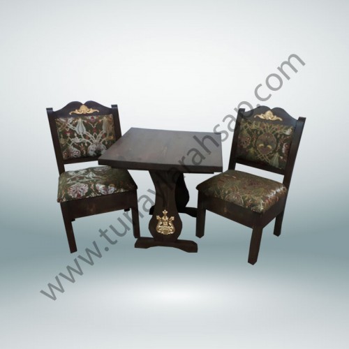 Kış Ahşap Masa Sandalye mss0058