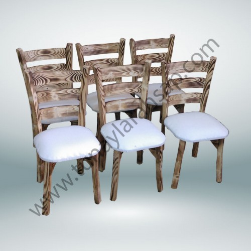 s0010 Belinay Ahşap Sandalye 6 Adet